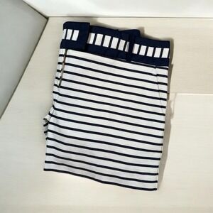 NWT The Limited 4" Tailored Shorts Women Sz 10 Petite 35" Waist Stretch Nautical